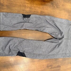 lululemon athletica Gray and Black Leggings